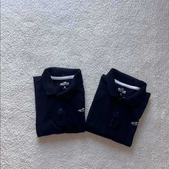 NWOT Hollister Men's Navy 2 Polo Shirt - Picture 7 of 8